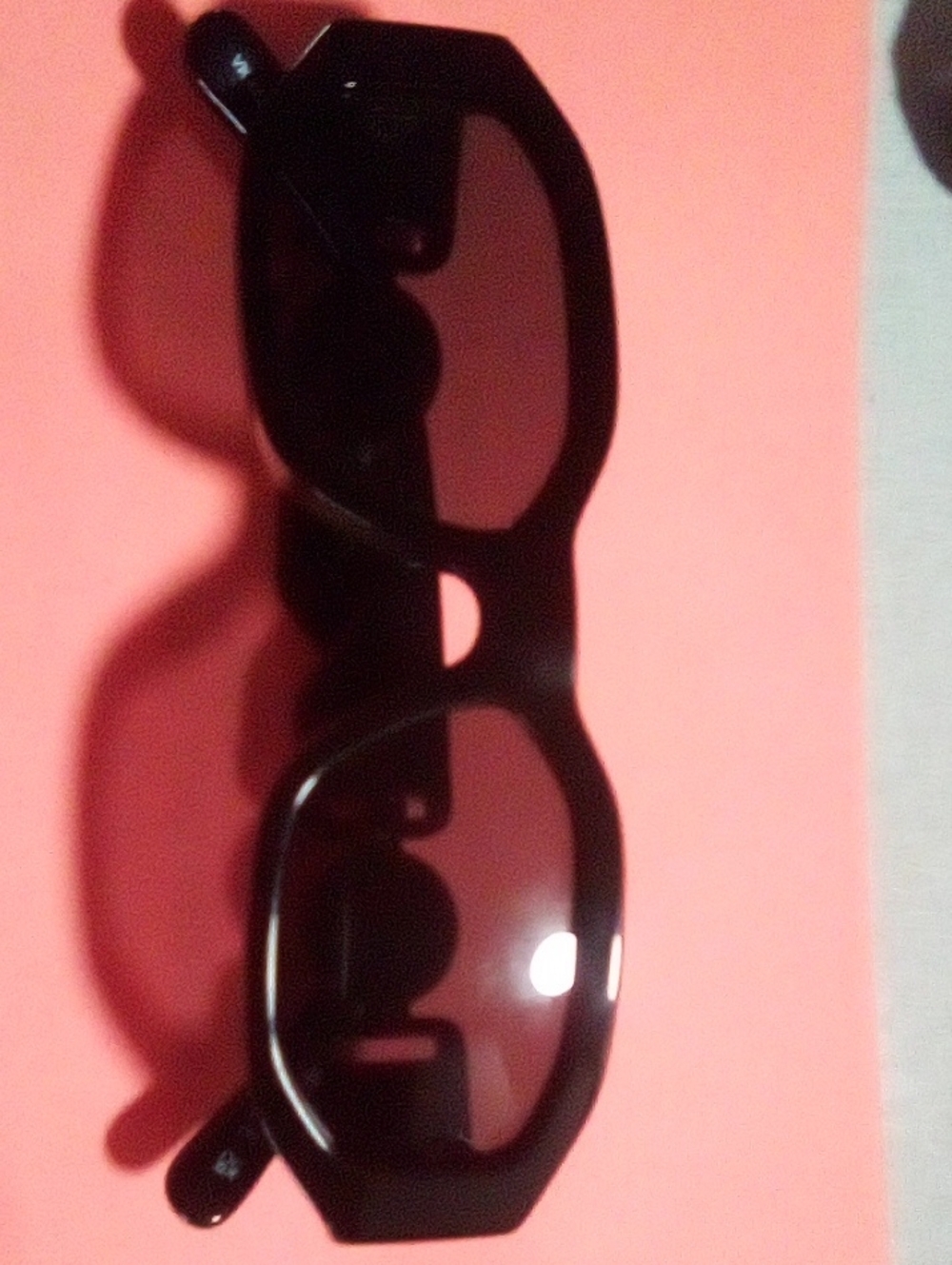 Versace Black Women's Geometric Sunglasses